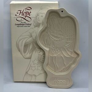 Vintage 1994 Large Longaberger Angel “Hope” Limited Edition Cookie Mold